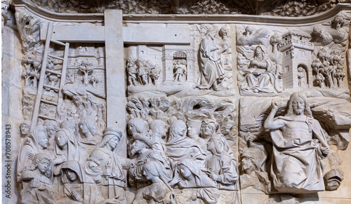 Interior detail of Burgos Cathedral