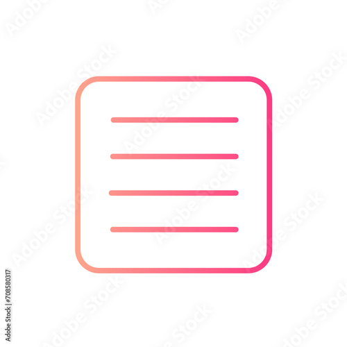 justify gradient icon