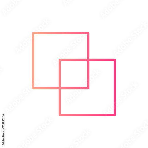 merge gradient icon