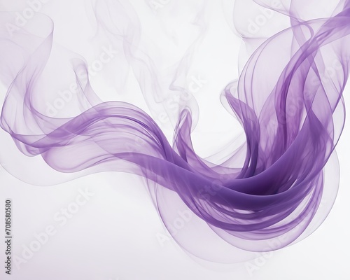 Mystical Purple Smoke Abstract