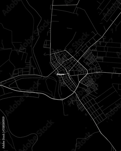 Pancevo Serbia Map, Detailed Dark Map of Pancevo Serbia