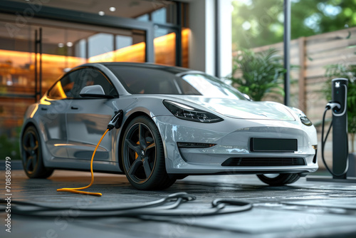 electric vehicle charging station © lc design