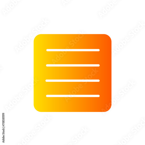 justify gradient icon