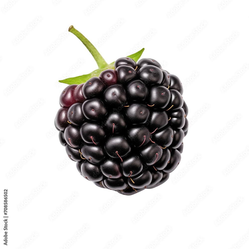 Blackberry fruit isolated on transparent background Blackberry fruit isolated on transparent background