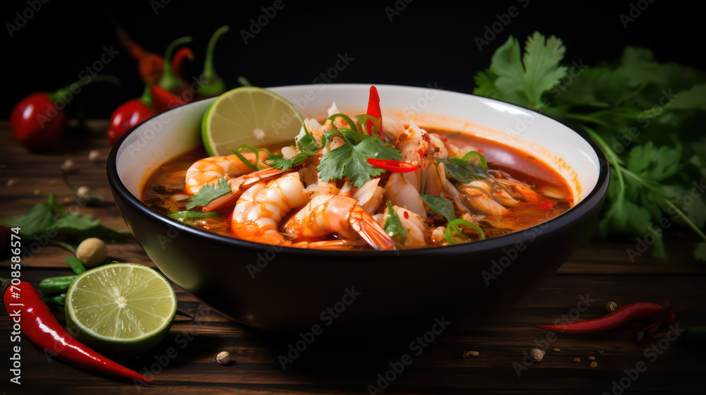 Thai Food Tom Yam Kung
