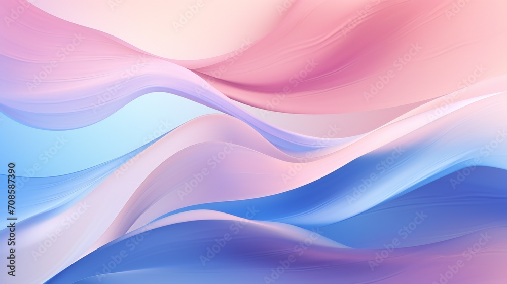 Fototapeta premium The winding path of a gentle breeze forms fluid patterns in the clouds, contributing to a calming sky