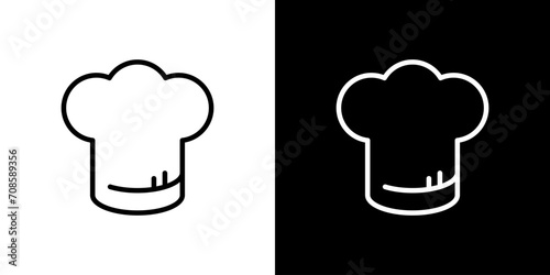 シンプルなコック帽のアイコン