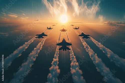 jet fighter air show
