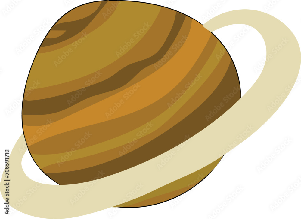 Hand drawn planet illustration on transparent background.
Hand drawn planet illustration on transparent background.