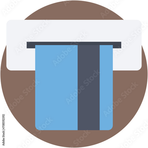 Atm Withdrawal Vector Icon