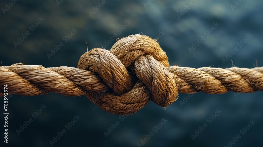 Close-Up of Rope Against Blurry Background