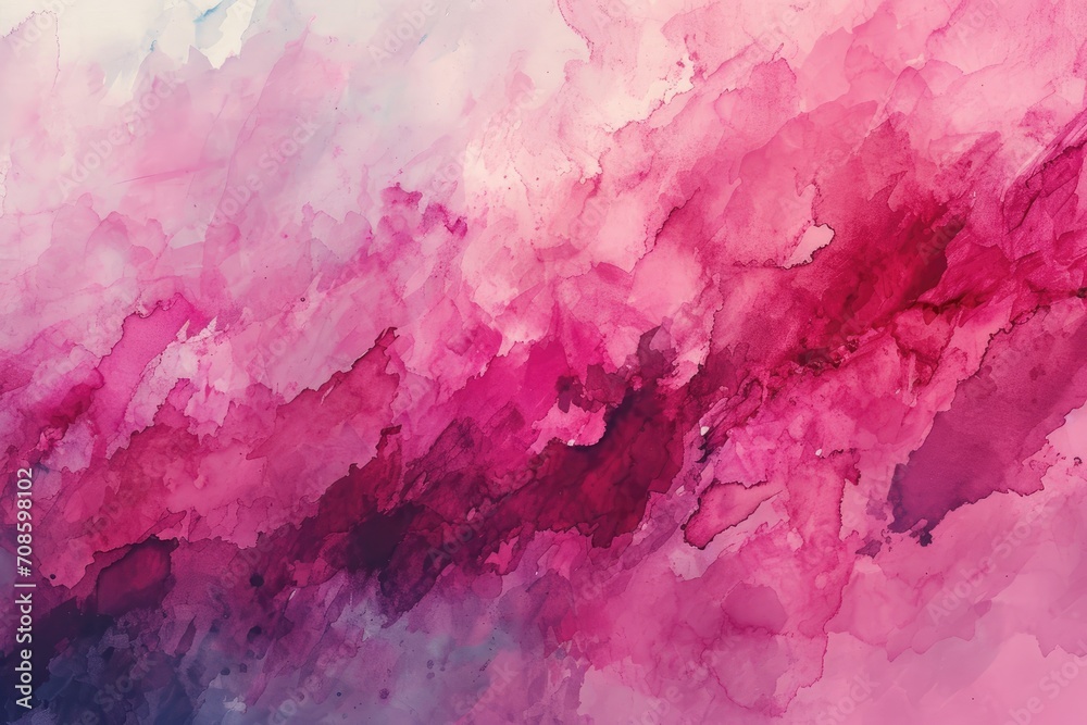 abstract dark pink watercolor background