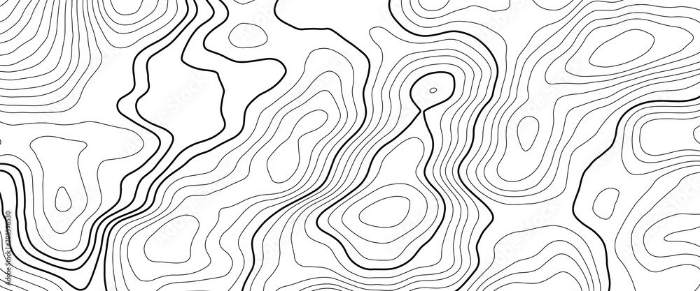 Abstract topographic contours map background, Topography map background ...