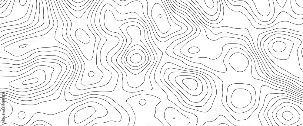 Abstract topographic contours map background, Topography map background. Vector geographic contour map.	