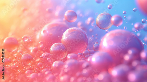 Bubbly Pink Macro Texture