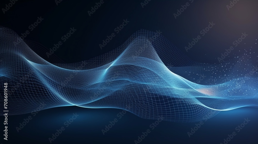 Futuristic technology style. Elegant background for business presentations. Abstract wave particles background. Futuristic technology style. Elegant background for business presentations. Abstract wave particles background.
