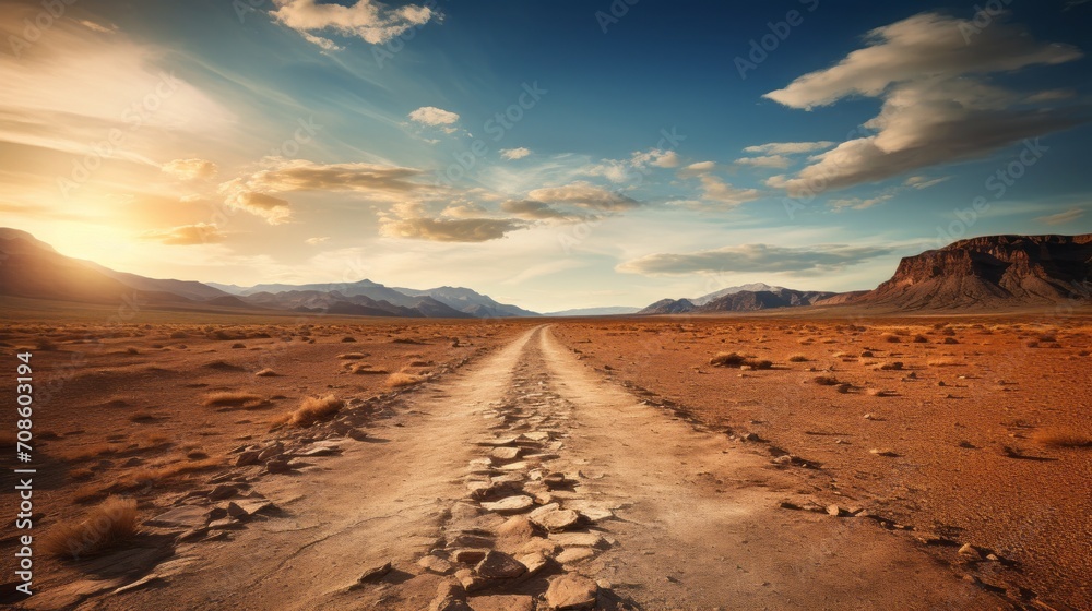 A path through a desert of determination A path through a desert of determination