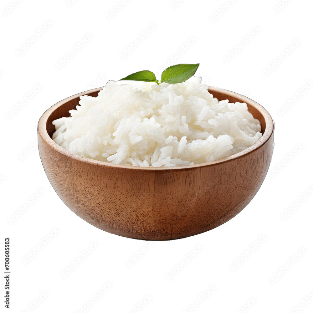A Bowl of Fluffy and Aromatic Cooked Rice.. Isolated on a Transparent Background. Cutout PNG. A Bowl of Fluffy and Aromatic Cooked Rice.. Isolated on a Transparent Background. Cutout PNG.