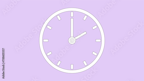 Clock icon 2hr  color code E2CBF7 arrow show 2 hour about 12.00 to 2.09. on the  background.