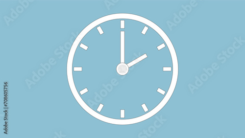 Clock icon 2hr  color code 8CC1D3 arrow show 2 hour about 12.00 to 2.25. on the  background.