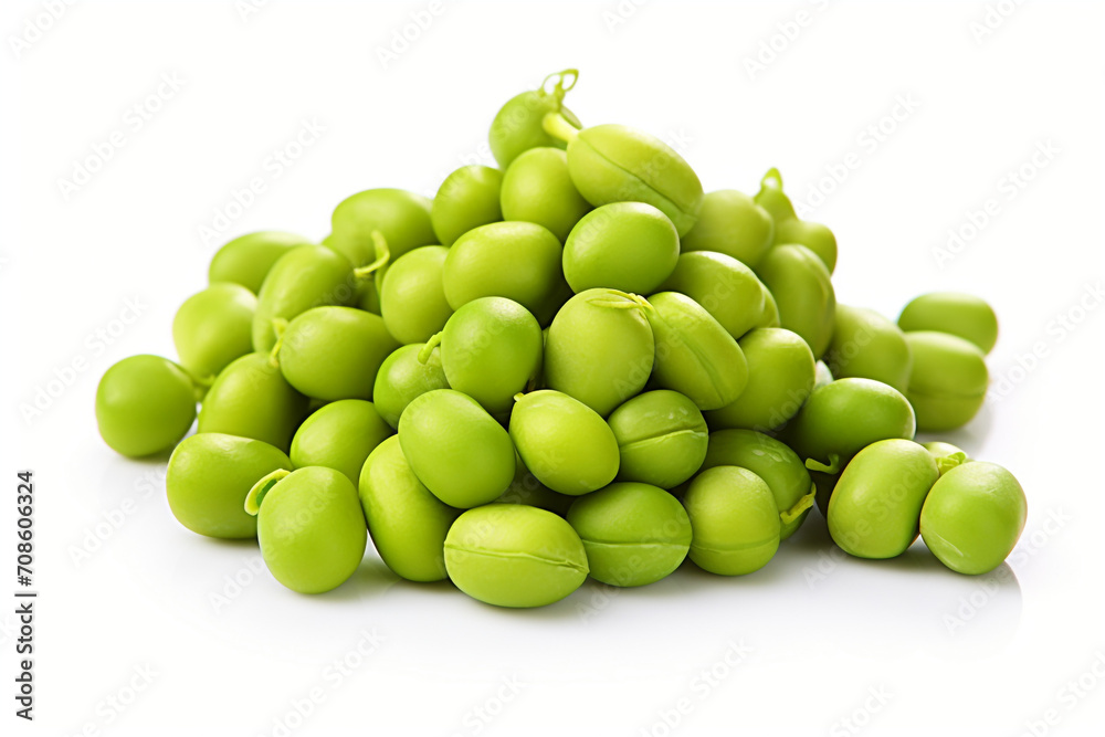 Edamame isolated on white background created with Generative Ai Edamame isolated on white background created with Generative Ai
