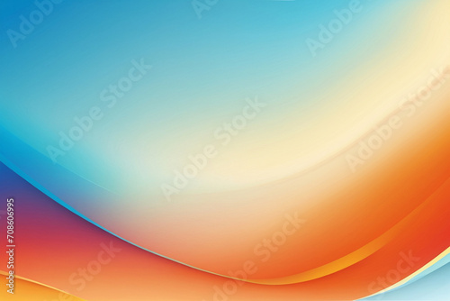 Abstract colorful background with gradient . AI