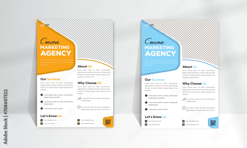 Creative flyer layout with 2 color variants.
A4 professional business flyer template. Creative flyer layout with 2 color variants.
A4 professional business flyer template.