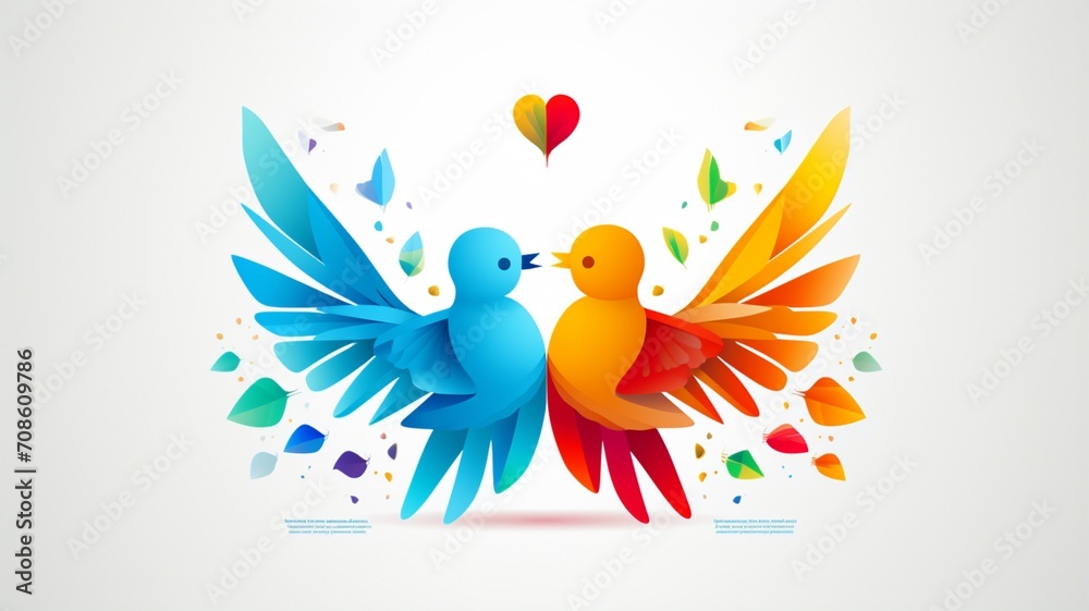 Fototapeta premium International happy day living together peace picture Ai generated art