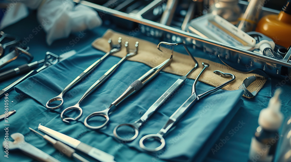 Fototapeta premium The professionalism of doctors saving lives at work in the surgical department. doctor