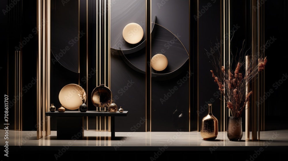 Sophisticated backdrop reflecting the dynamic allure of accessory elements Sophisticated backdrop reflecting the dynamic allure of accessory elements