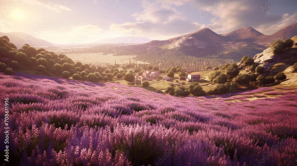 Fototapeta premium lavender field