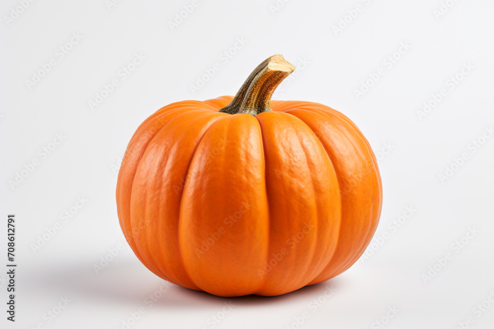 Pumpkin isolated on white background created with Generative Ai Pumpkin isolated on white background created with Generative Ai