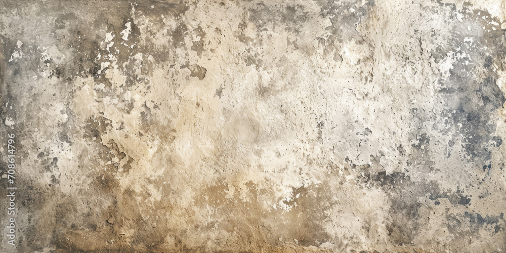 Obraz premium Vintage Concrete Wall Texture with Rustic Patina for Background and Design Elements