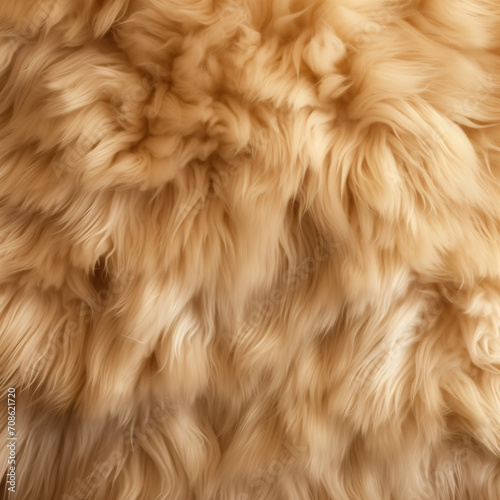  Top view of acacia fur texture. Acacia sheepskin background. A fur pattern.