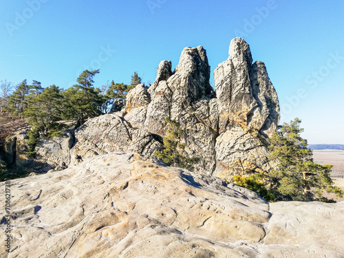 Hamburger Wappen, Devil's Wall (Teufelsmauer) in the Harz Mountains, Germany