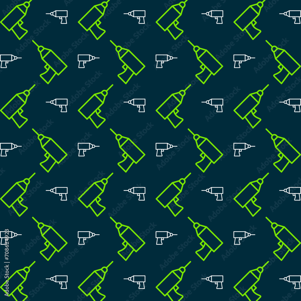 Drill design trendy repeating pattern colorful illustration background