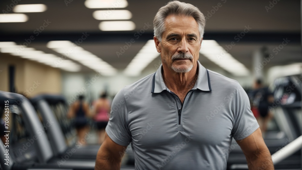 man in gym