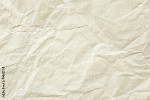 Abstract old white crumpled and creased recycle paper texture background