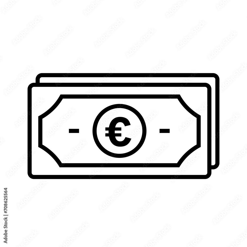 Currency Outline Icon Currency Outline Icon