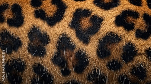 Close-Up of Leopard Skin, Detailed Examination of Natures Spectacular Pattern