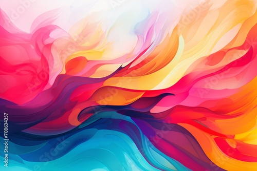 Abstract and lively colorful backgrounds to evoke contemporary aesthetics