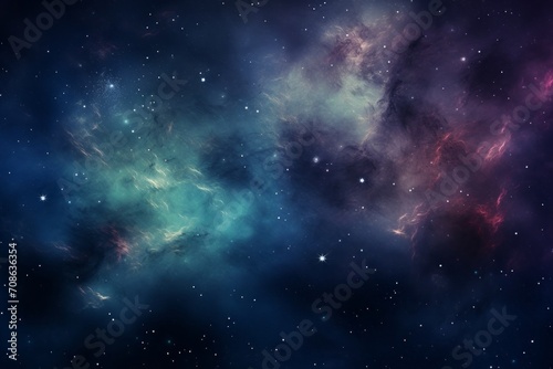 Wallpaper Mural Cosmic and nebula-filled outer space forming a breathtaking and captivating wallpaper background Torontodigital.ca
