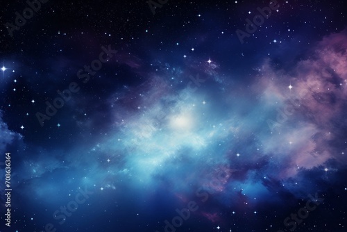 Cosmic and star-filled night sky forming an ethereal and enchanting wallpaper background