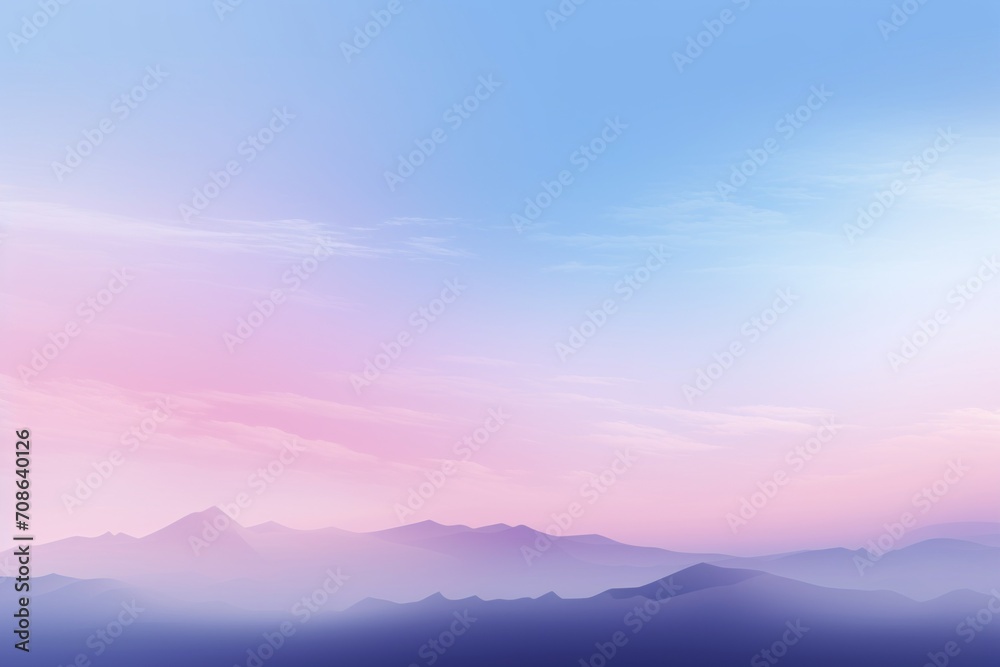 Serene and calming social media background with a soft gradient sky