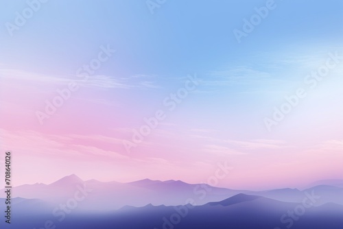 Serene and calming social media background with a soft gradient sky © KerXing