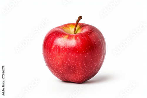 Apple isolated on white background created with Generative Ai