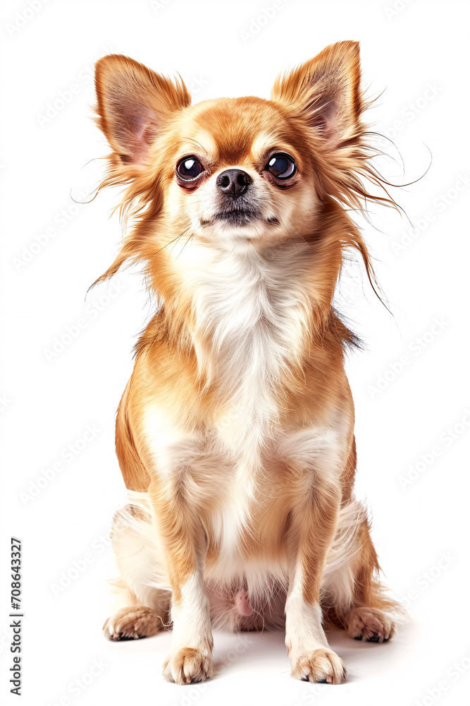 Chihuahua dog isolated on white background Chihuahua dog isolated on white background