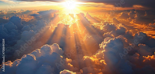 sunset over the mountains