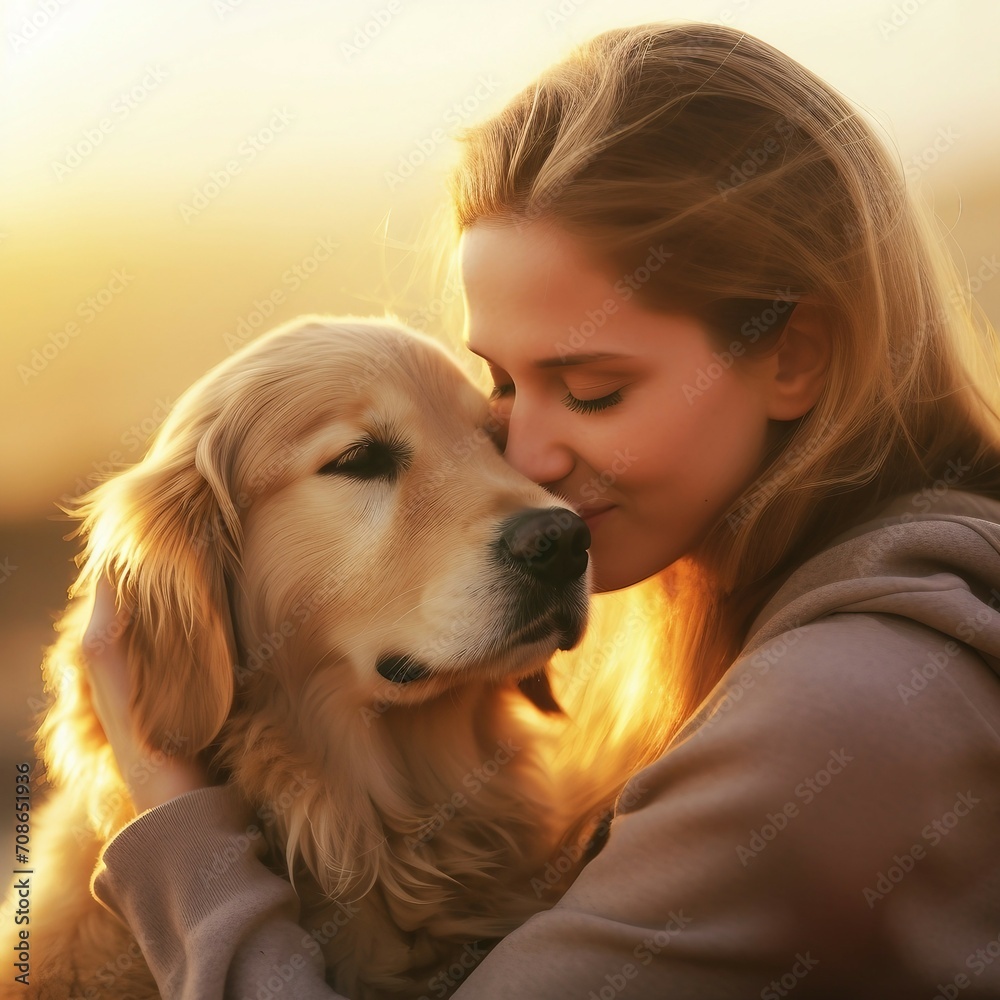 a woman holding a dog in her arms a woman holding a dog in her arms
