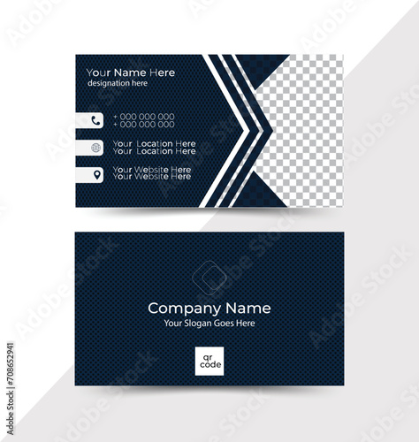 creative double sided Corporate business modern layout, proposal, company , publication, promotion, colorful, annual advertise business card template design